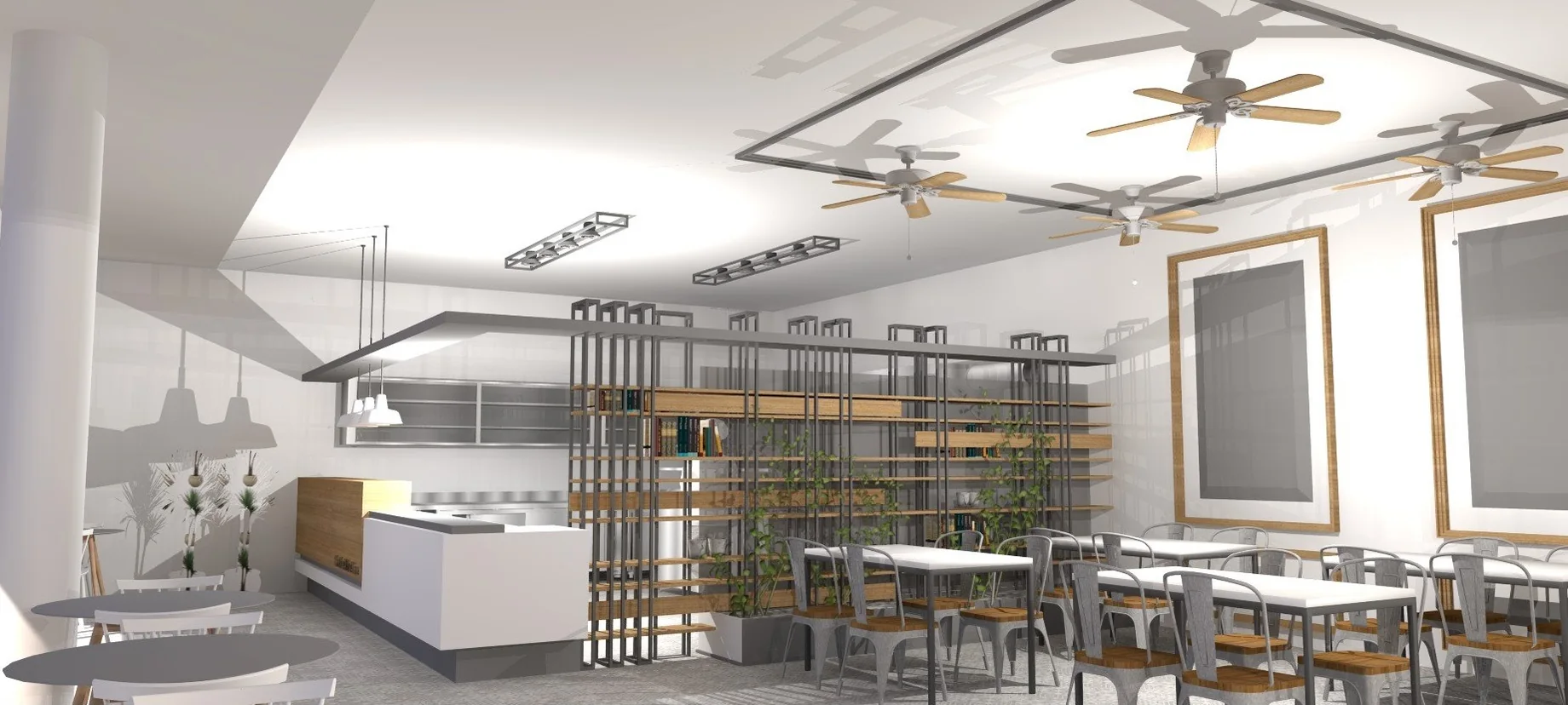 Abelia Residence cafe interior