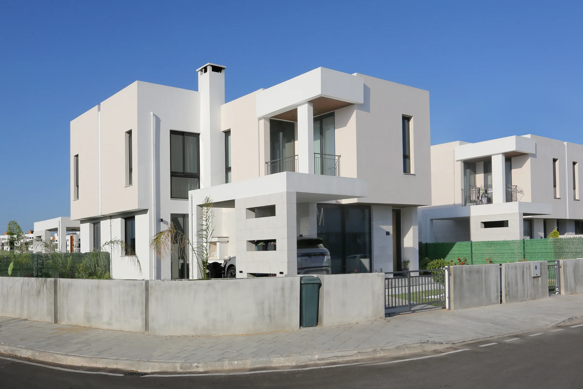 Cordia Twins homes from the street
