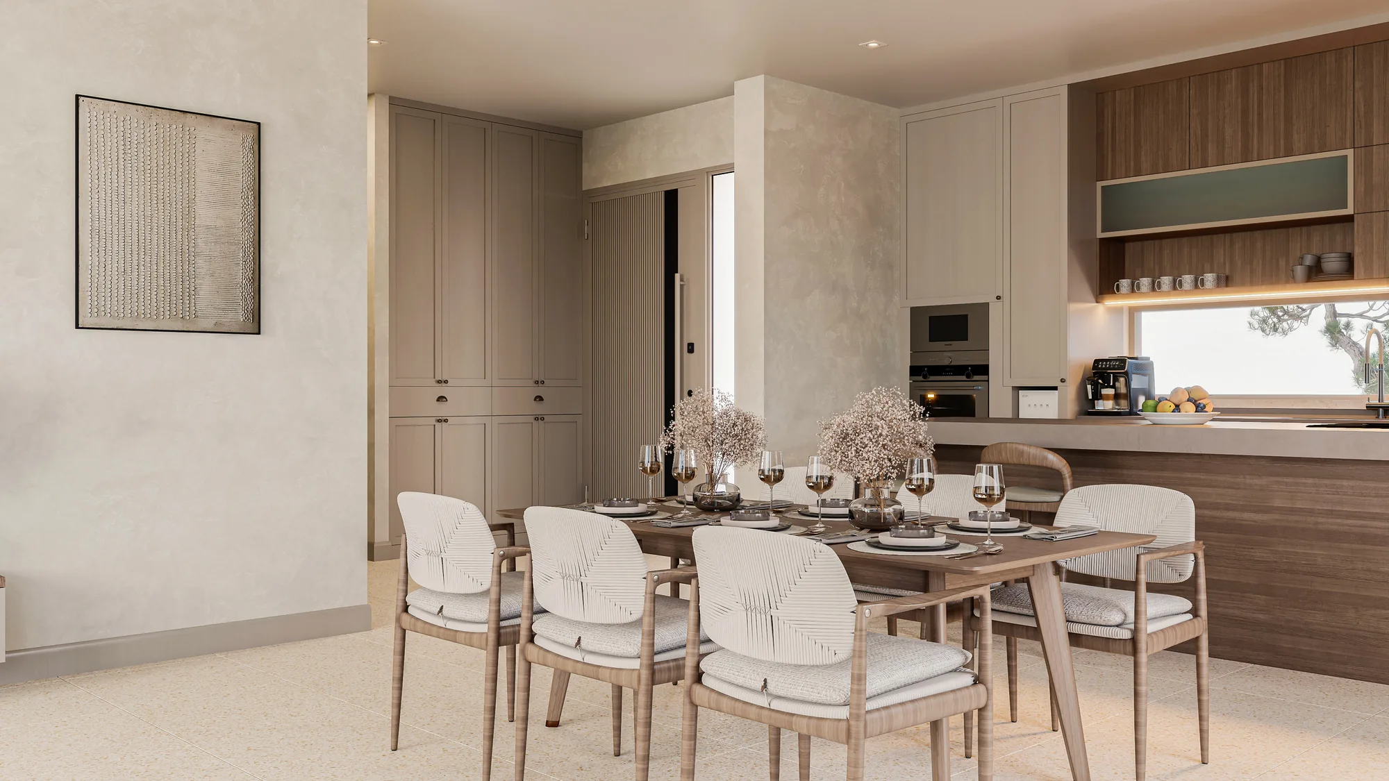3+1 Villa, Dining area