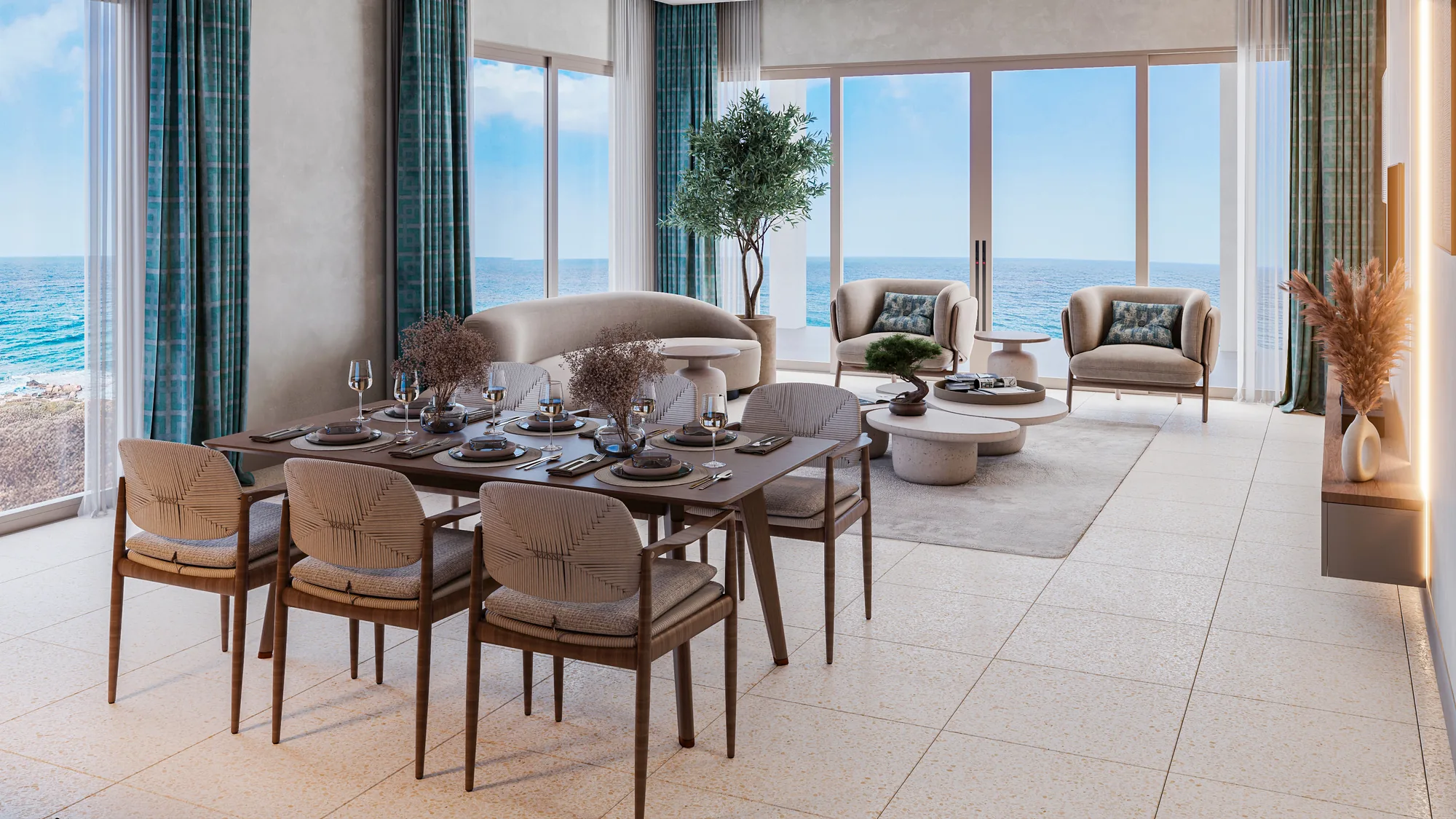 3+1 Villa, Dining area