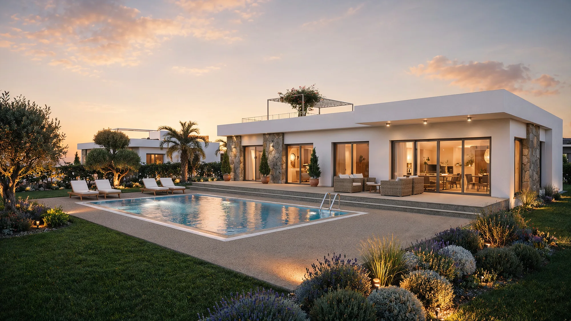 3+1 Villa, Exterior