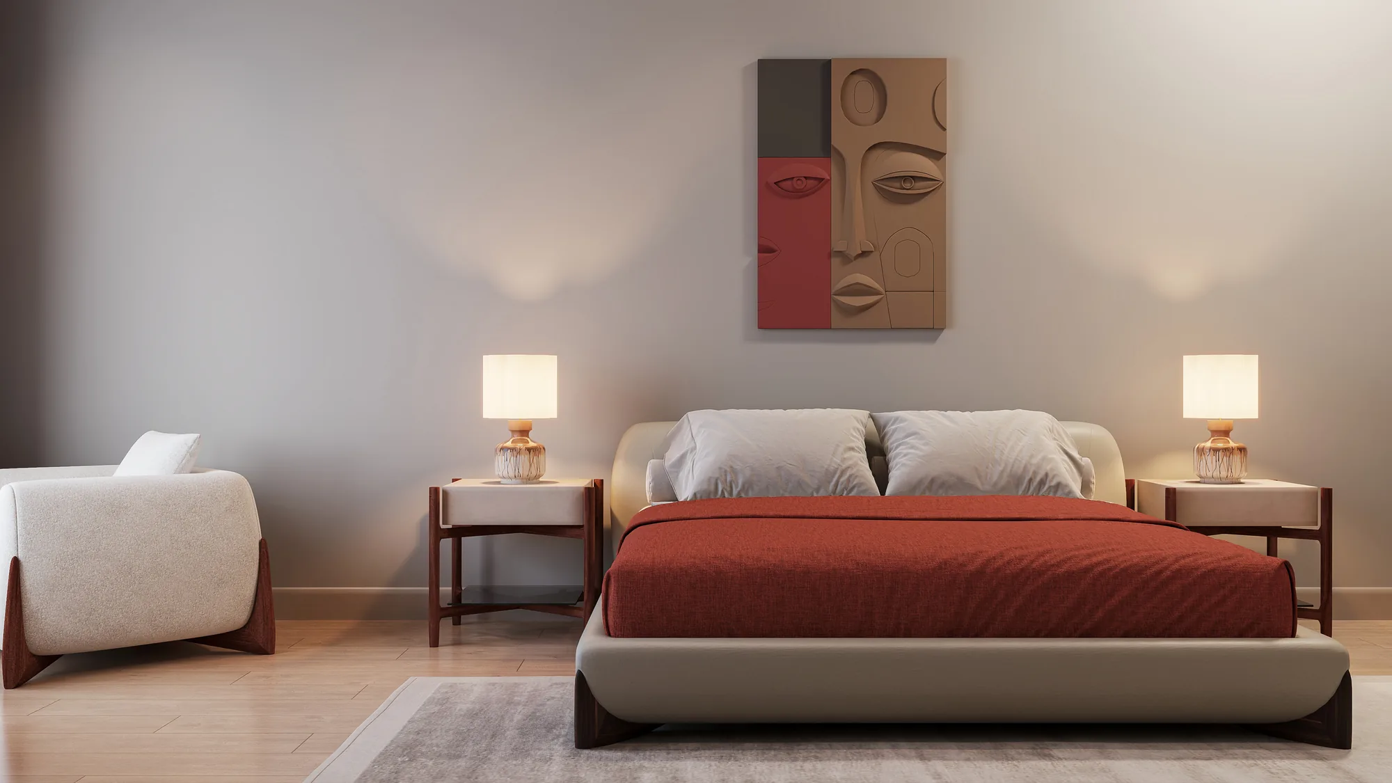 4+1 Villa A, Bedroom