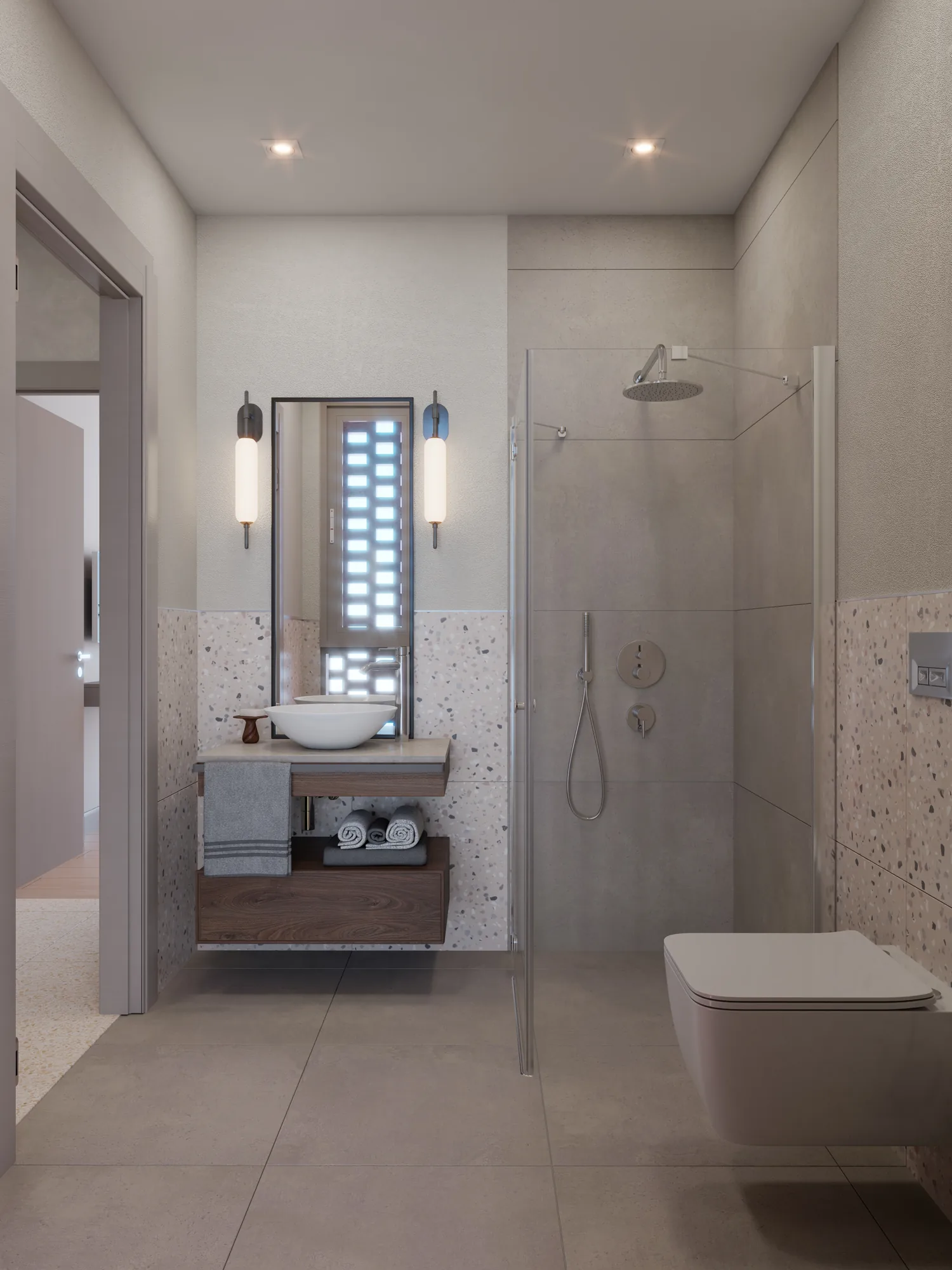 1+1 Garden, Bathroom