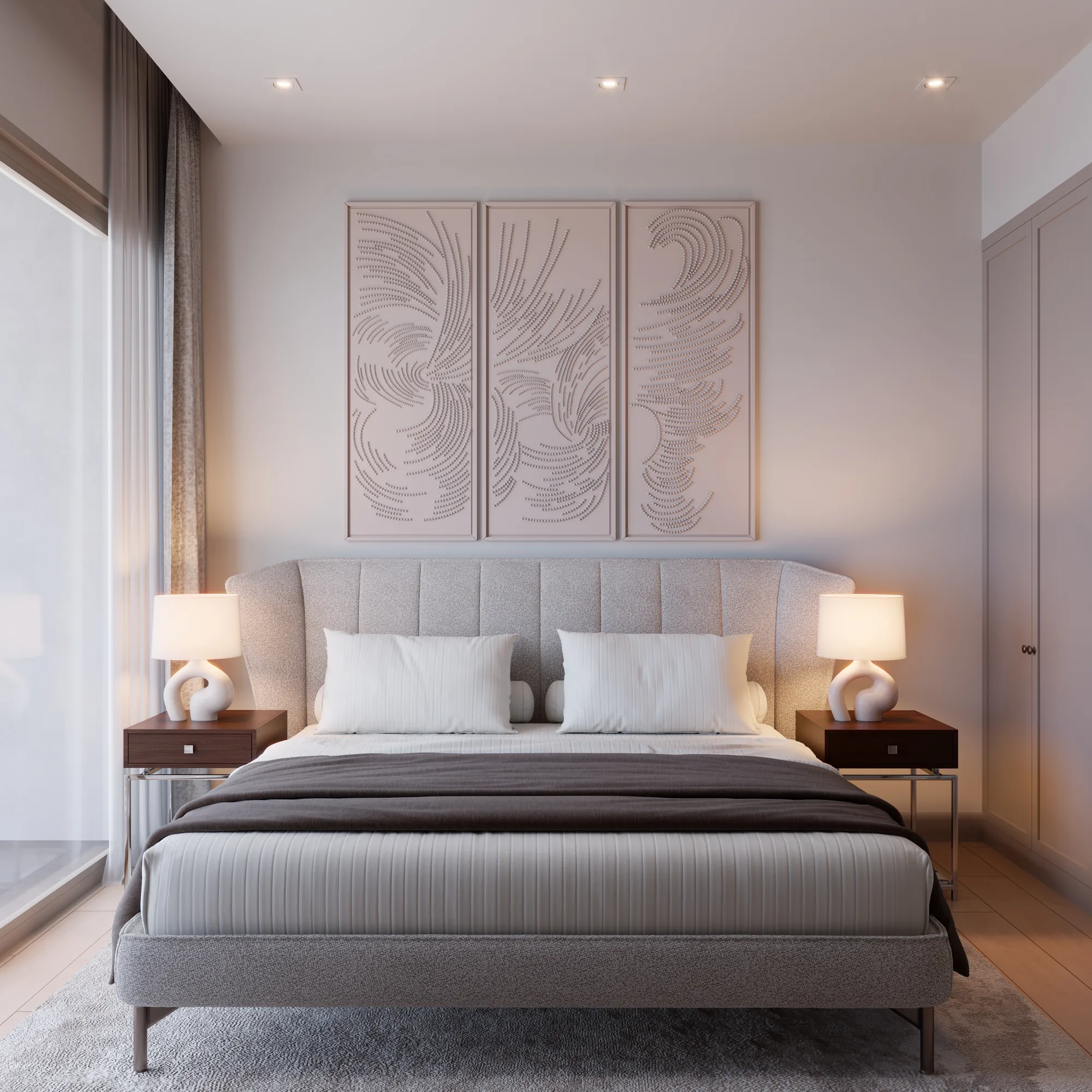 1+1 Garden, Bedroom