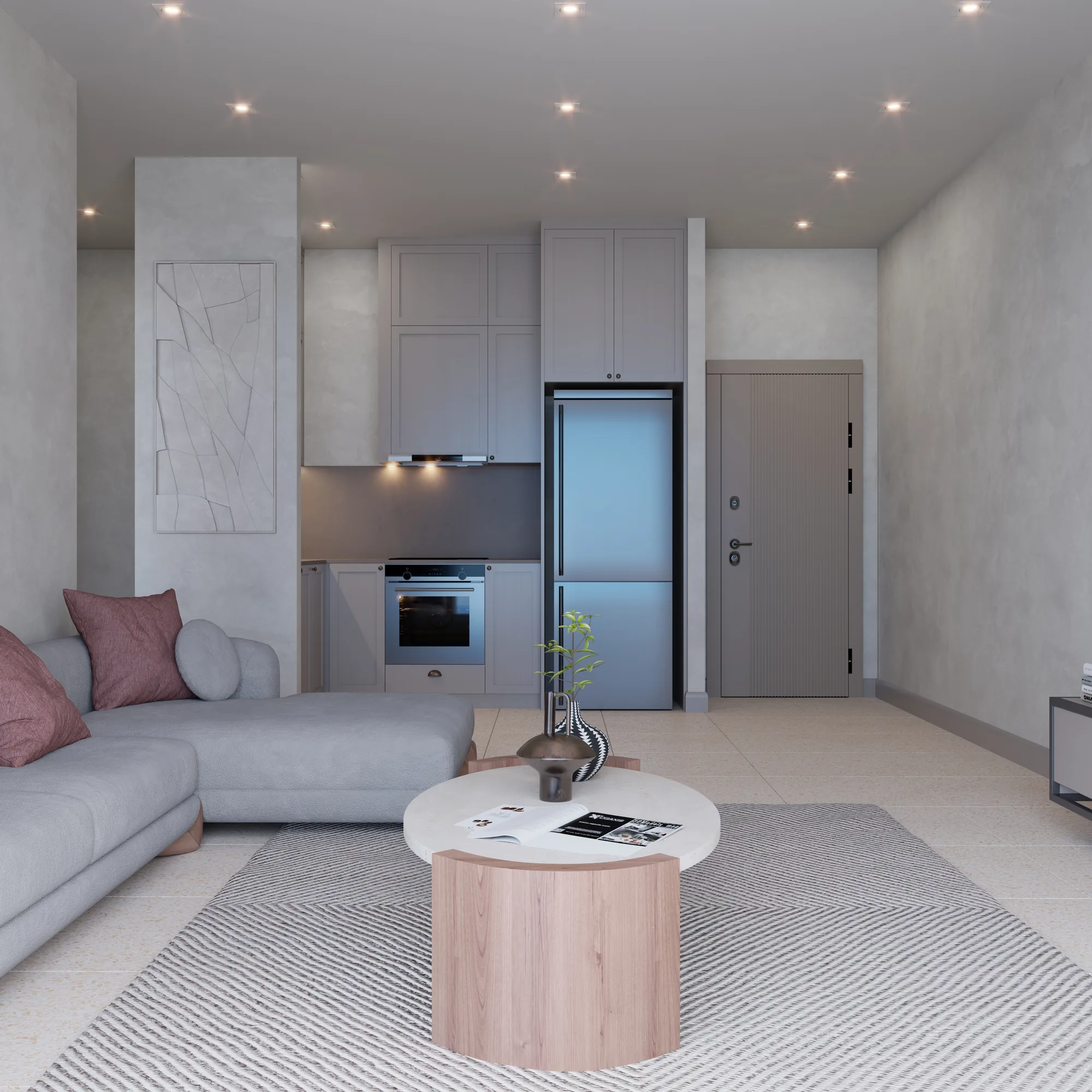 1+1 Garden, Living area