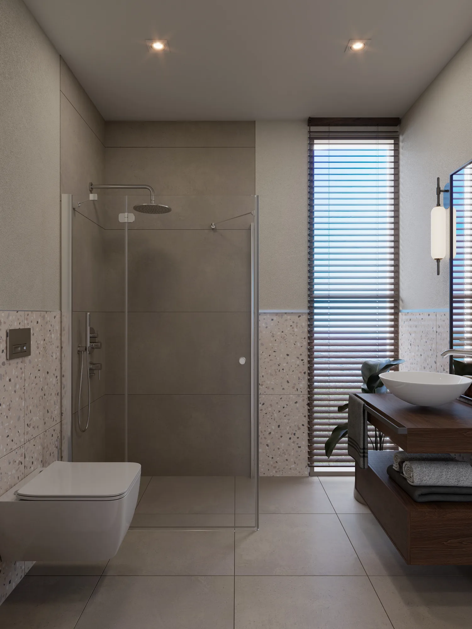 2+1 Garden A, Bathroom