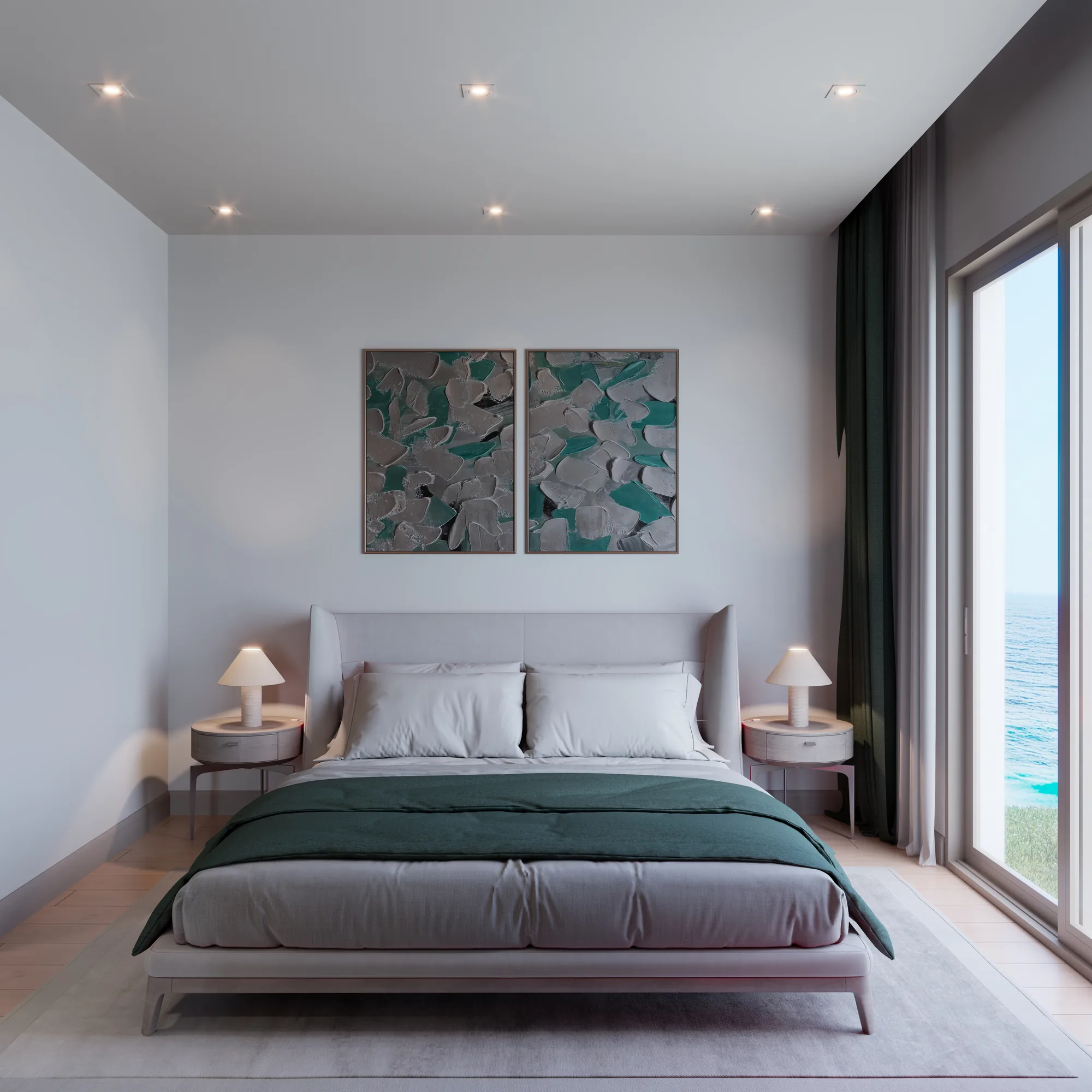 2+1 Garden A, Master bedroom