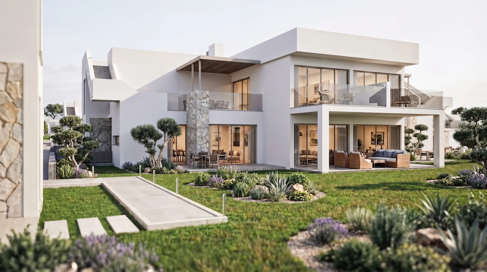 Verde Mare villa with garden terraces