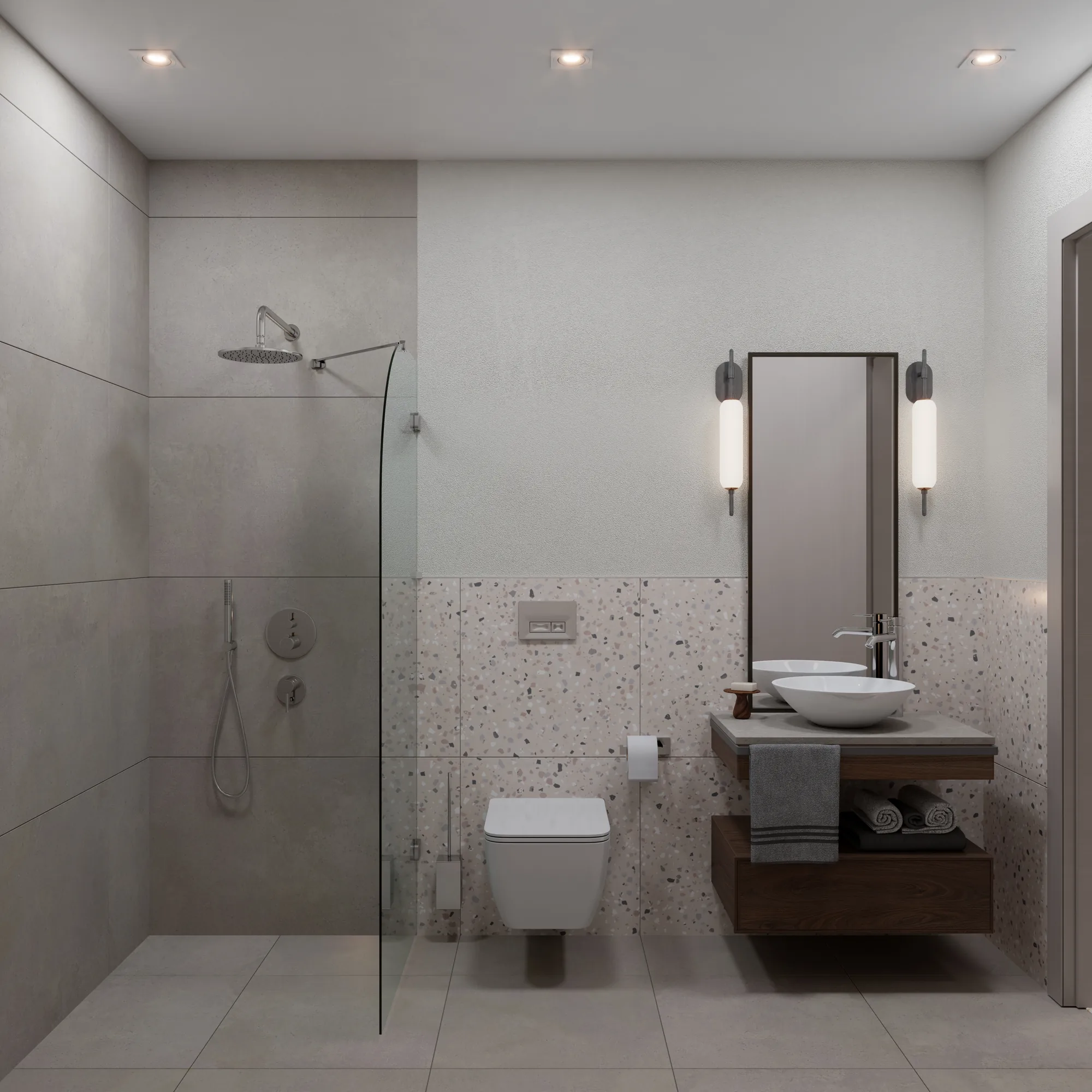 2+1 Garden B, Bathroom