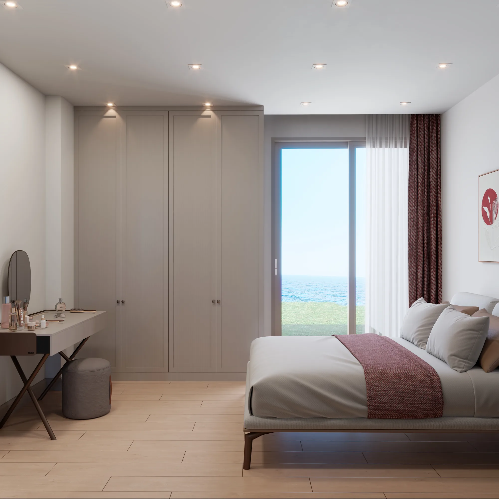 2+1 Garden B, Bedroom