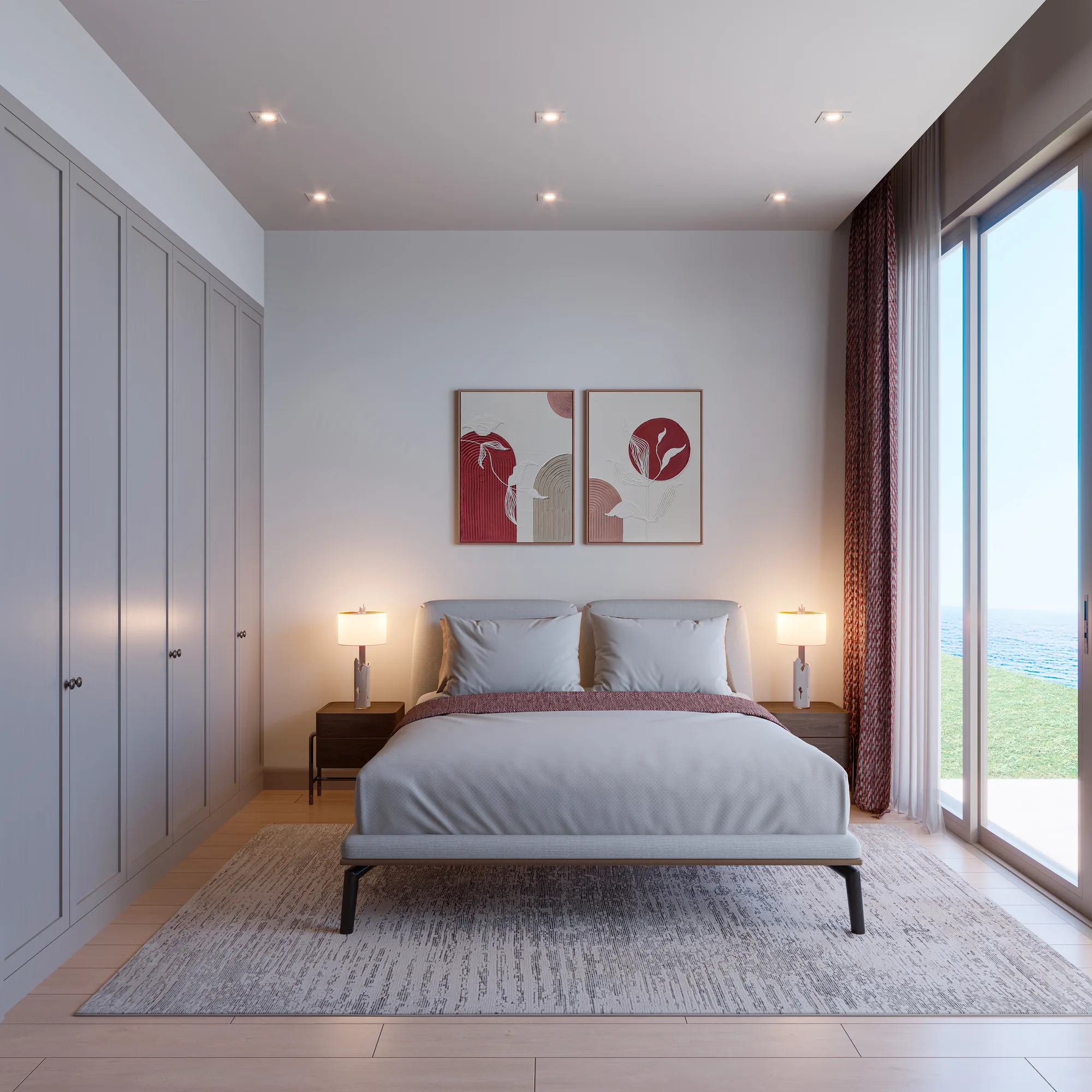 2+1 Garden B, Master bedroom