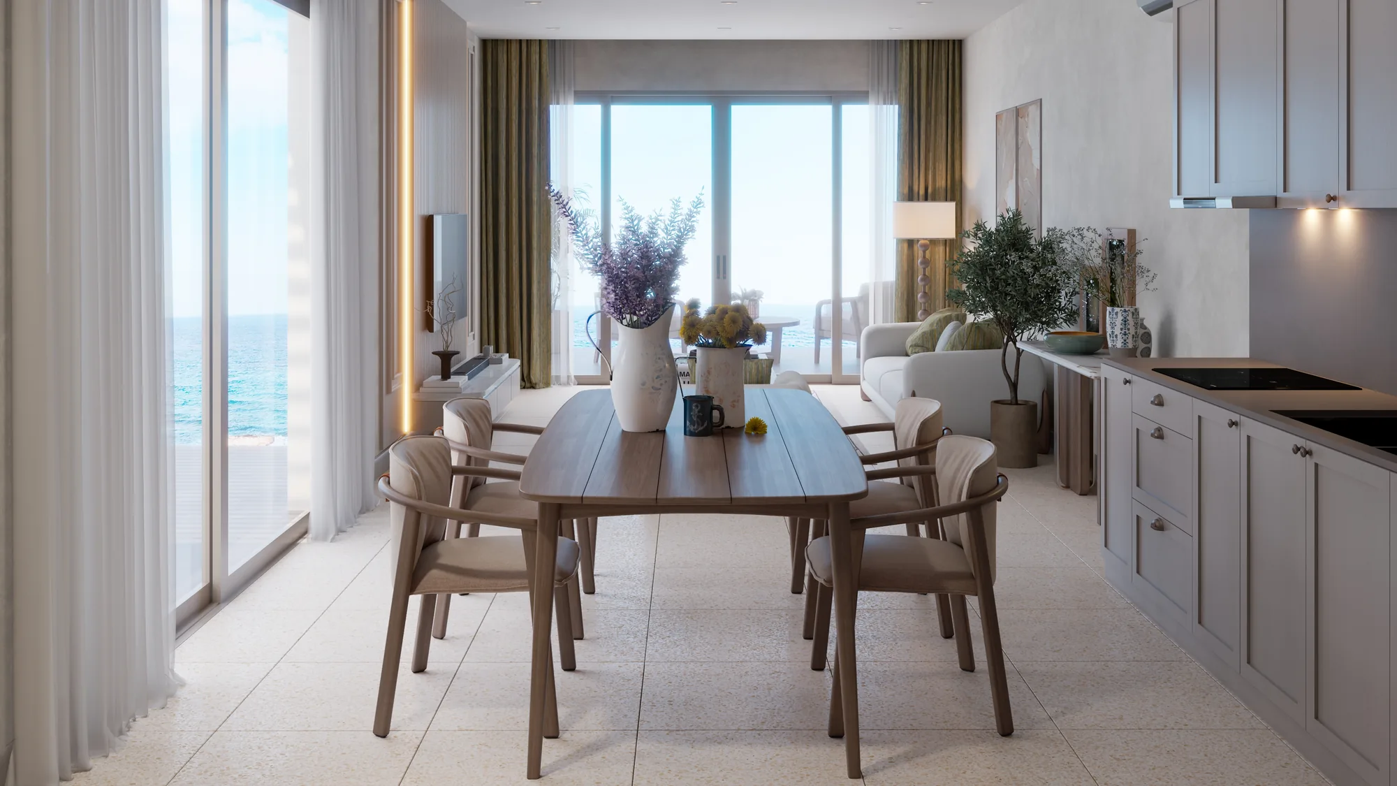 2+1 Penthouse, Dining area