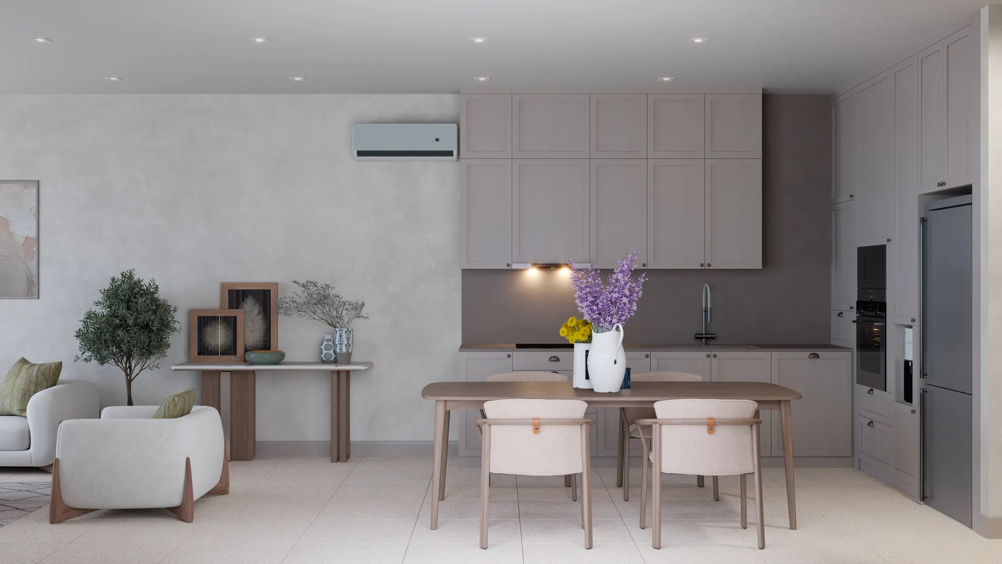 2+1 Penthouse, Kitchen and dining