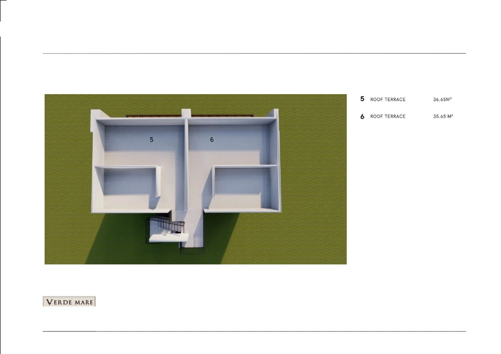 1+1 Terrace, Roof terrace plan